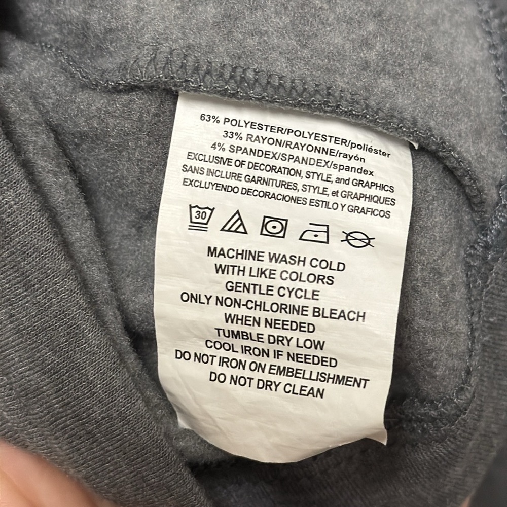 FANATICS Miami Gray and Green Long Sleeve Lightweight Sweatshirt Size Medium - Picture 9 of 9